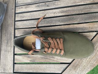 Zapatillas Zara Hombre Verde Marrón