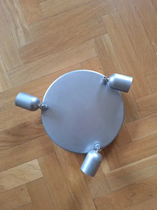 Lámpara de techo 3 focos metal