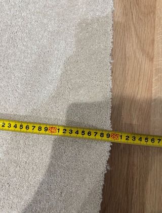 Alfombra beige 160x250cm nueva