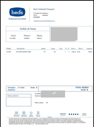 Colchón Pikolin Wagner Firme, máxima calidad