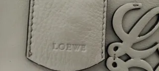 Bolso Estilo Loewe Amazona Vintage Gris