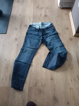 Jeans premamá azules