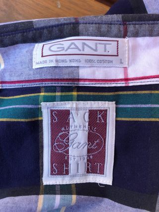 Camisa de cuadros GANT