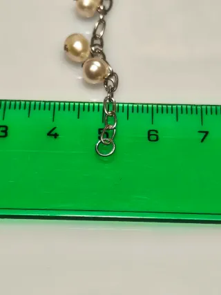 Pulsera Plata 925 y Perlas 19cm