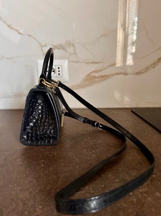 Borsa Balenciaga Hourglass Piccola Nera