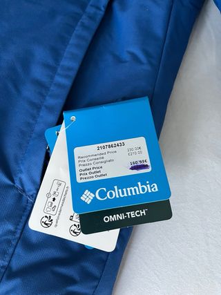 Chaqueta Columbia Azul y Negra