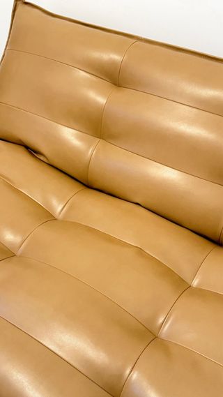 Sofa Sklum Piel Marrón Diseño