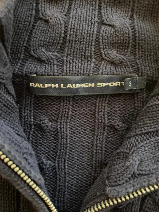 Jersey Polo Ralph Lauren cremallera ochos azul