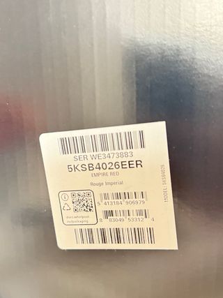 Frullatore KitchenAid Artisan K400 Rosso