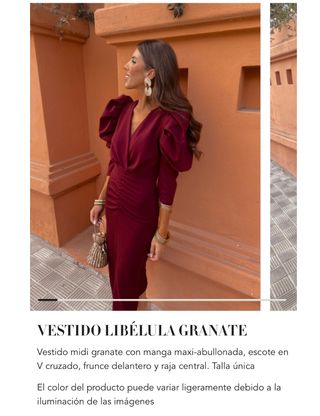 Vestido fiesta rojo sin estrenar