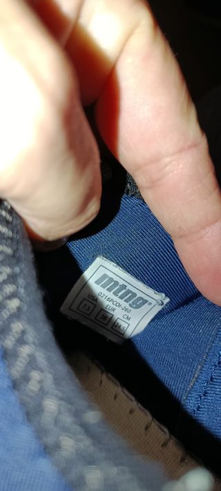 Zapatillas Mustang casuales azul y blanco