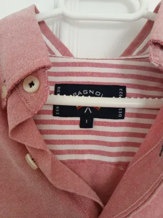 Camisa Spagnolo Roja Talla S