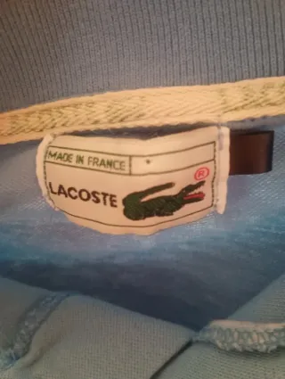 Polo Lacoste Azul Hecho en Francia