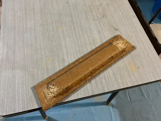 Mesa retro extensible con silla