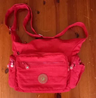 Borsa tracolla rossa multitasche