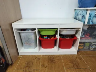 Mueble Almacenaje Infantil Ikea Blanco