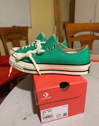Converse Chuck Taylor Bajas Verde Talla 44.5