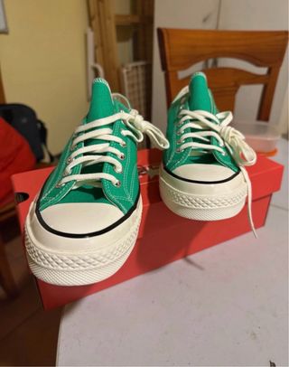 Converse Chuck Taylor Bajas Verde Talla 44.5