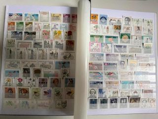 Clasificador con sellos nuevos de Berlín 1970/90