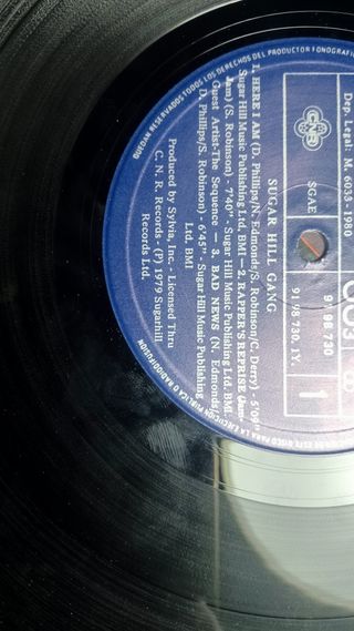 Vinilo Sugarhill Ganc