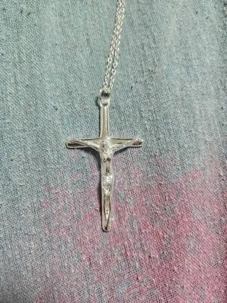 Colgante Jesucristo Grande Plata