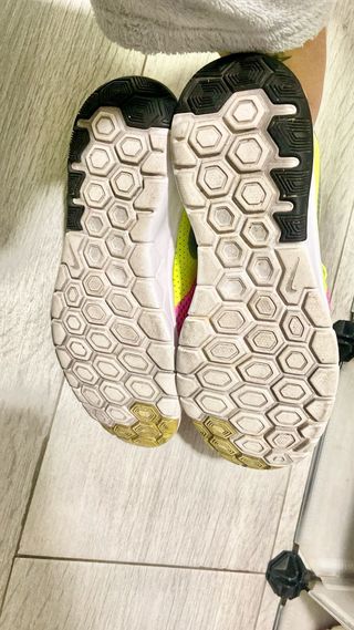 Deportivas Nike Rosa y Amarillo Talla X