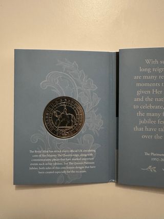 Moneda Conmemorativa Isabel II 1926-2022