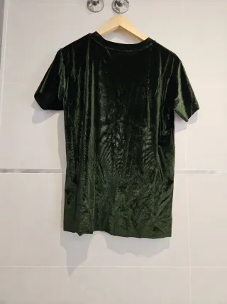 Camiseta Terciopelo Verde Éternité