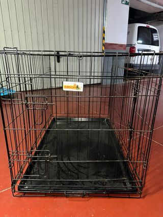 Jaula para perro/gato negra