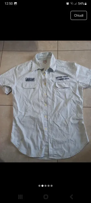 Camicia manica corta Levi's uomo vintage