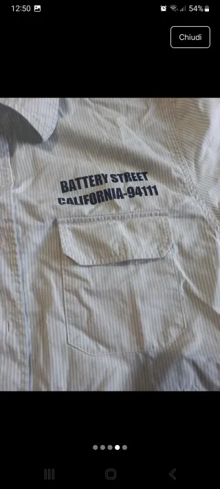 Camicia manica corta Levi's uomo vintage