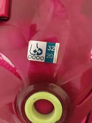 Patines Oxelo 32-33 Niña Talla Ajustable + Casco y