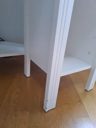 Escritorio esquinero blanco Ikea