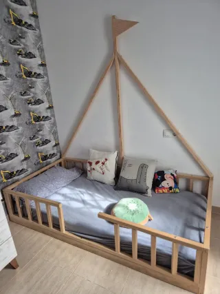Cama Montessori Madera