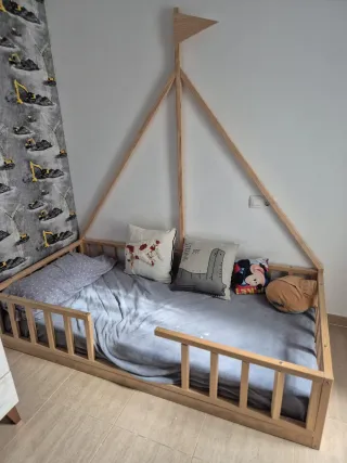 Cama Montessori Madera