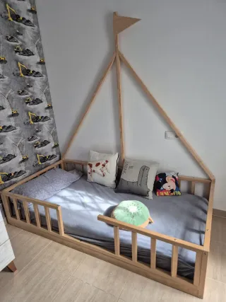 Cama Montessori Madera