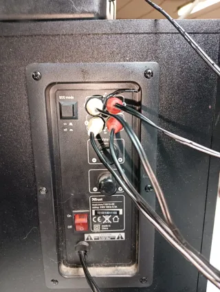 Altavoces Trust Home Cinema Negro/Gris