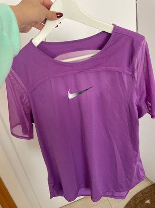 Camiseta Nike Morada Malla