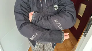 Chaqueta motera mujer negra