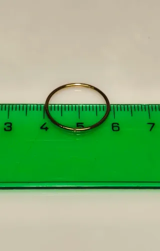 Anillo oro 14K y diamante  T12