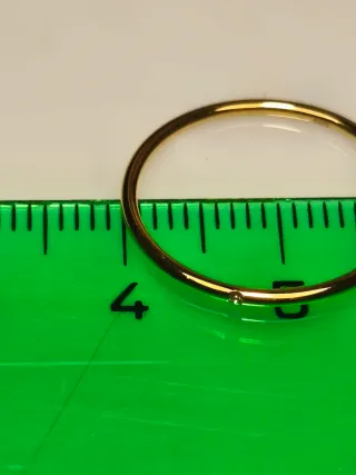 Anillo oro 14K y diamante  T12