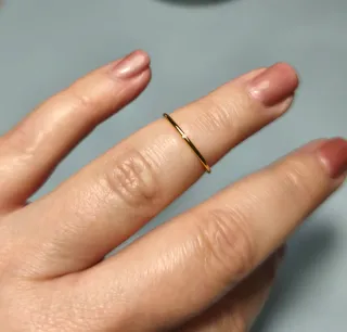 Anillo oro 14K y diamante  T12