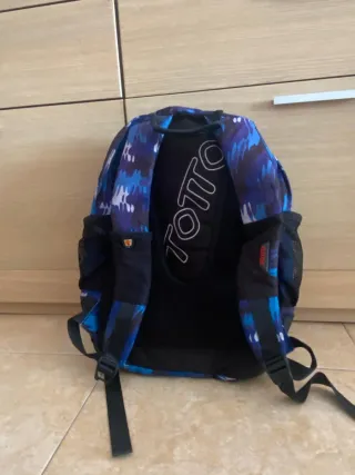Mochila Totto Azul Camuflaje