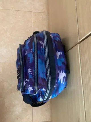 Mochila Totto Azul Camuflaje