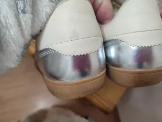 Zapatillas Zara plateadas