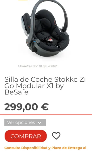 Silla de coche BeSafe izi go para bebé