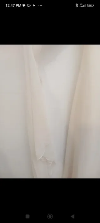 Vestido de Novia Beige/Blanco