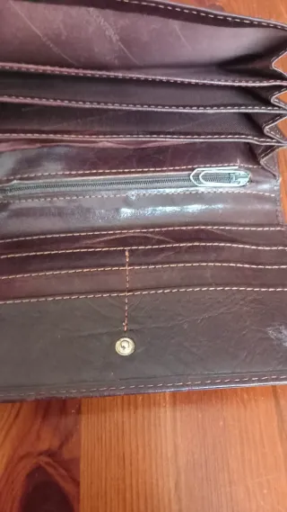 Portafoglio Montini donna in pelle marrone