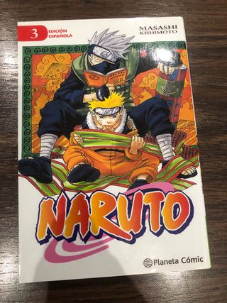 Tomos de naruto del 1-3