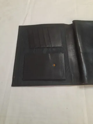 Porta documenti vintage in pelle